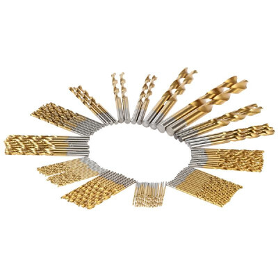 

99pcsset Titanium Coated HSS Twist Drill Bit Tool Metric System 15mm-10mm Useful Tools