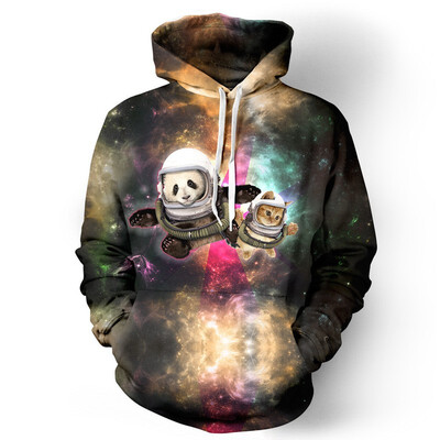 

QYDM022Mens Hoodie 3D Printed Women Pullover Sweater