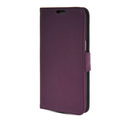 

MOONCASE High quality Leather Side Flip Card Slot Pouch Stand Shell Back ЧЕХОЛ ДЛЯ Samsung Galaxy Grand 2 G7106 Purple