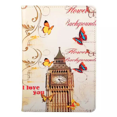 

MITI 2 015 Новый Эйфелева башня Древний Цветные печати флип Стенд кожаный чехол для IPad Mini 1 2 3 Retina случае бесплатная доставка