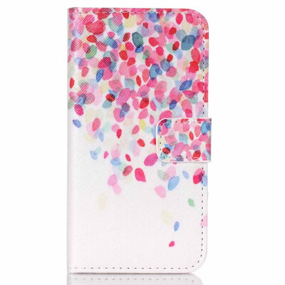 

MITI Cute Cartoon Painting love flower Wallet Case For Samsung GALAXY J2 J200 J200F cell phone case for J2
