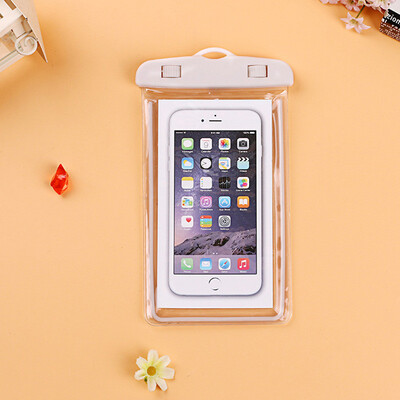 

Universal Waterproof Phone Pouch For LG G4 Note G Stylo G4 Stylus LS770 H635 H630D Swimming Diving Transparent Bag Luminous Case