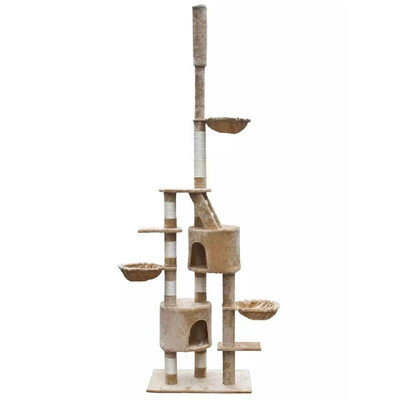 

Cat Tree Cuddles  230-260 cm Beige Plush