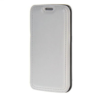 

MOONCASE Premium PU Flip Leather Wallet Card Pouch Back чехол для Cover Samsung Galaxy S6 Edge белый