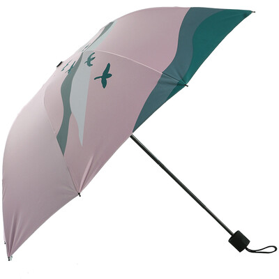

Parkson sunny umbrella folding vinyl sun umbrella umbrella 6303D love pink summer