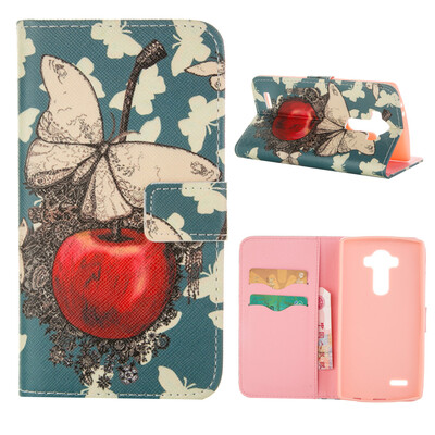 

MOONCASE Case for LG G4 Flip Leather Wallet Card Slot Foldable Stand Feature Case Cover [Pattern series] /a08