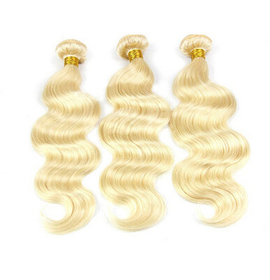 

Remeehi Brazilian Virgin Silk Straight Human Hair Weft Extensions Weave Blonde Color613