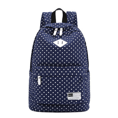 

Fashionable Canvas Backpack for Female Students Leisure Travel Backpack