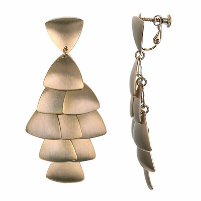 

Yoursfs Clip on Earrings For Women Mental 18K RoseWhite Gold Plated Non Pierced Ears