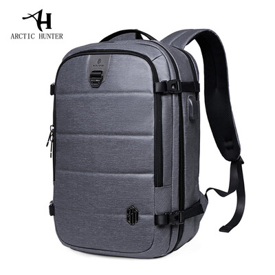 

ARCTIC HUNTER New large capacity mens backpack shoulder bag mens 156-inch computer bag travel bag multi-function backpack bag