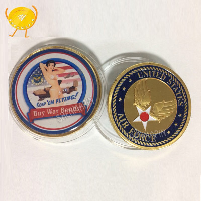 

American air force collection coin free flight sexy goddess commemorative coin