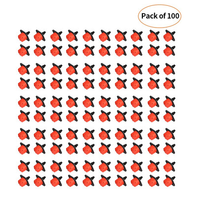 

100pcs 1 4 Inch Adjustable Micro Drip Irrigation System Watering Sprinklers Anti clogging Emitter Dripper Garden Supplies