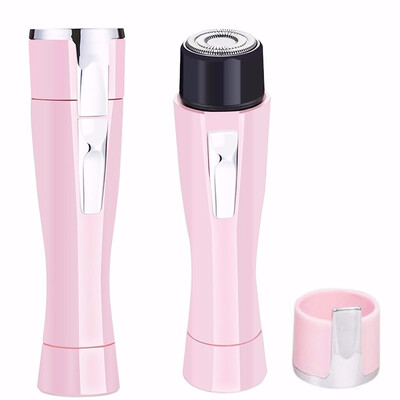 

Portable Womens Painless Hair Remover-Painlessly Electric Ladies Hair Shaver-Removes FacialLipChin&Cheek Hair