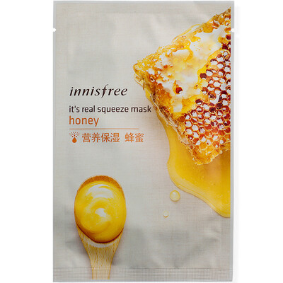 

Innisfree (Innisfree) действительно экстракционной Xianrun Маска - Мед 20мл (увлажняющий питательный сна Radiance для ухода за кожей)