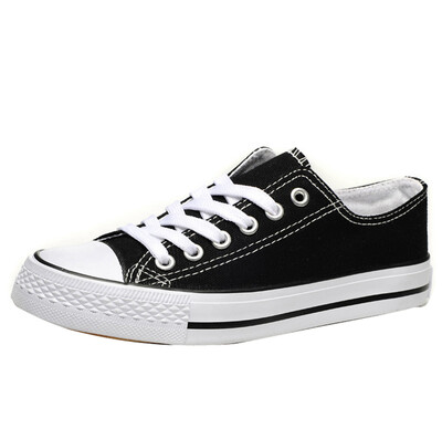

Women Canvas Sneaker Atheletic Sports Flats Lace up Shoes Girl Trainer Plimsolls