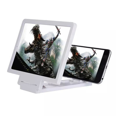

3D Enlarged Screen Mobile Phone Amplifier Magnifier Bracket Cellphone Holder Black