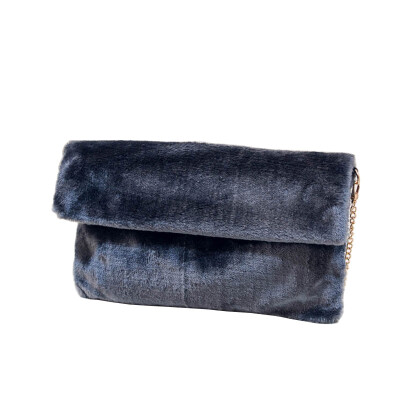 

2016 new fashion plush fur clutch bags women brand Korean leisure wild shoulder bag chain messenger bags clutch handbags