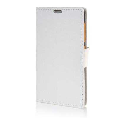 

MOONCASE Leather Wallet Flip Card Slot Pouch Stand Shell Back ЧЕХОЛ ДЛЯ Nokia Lumia 535 White