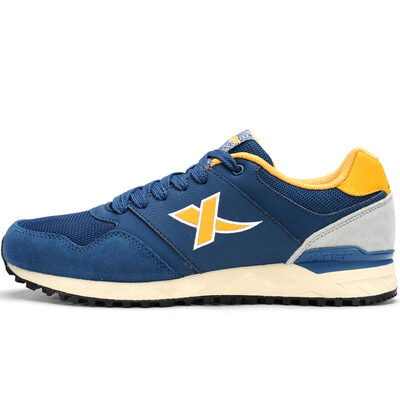 

[Jingdong Supermarket] Xtep (XTEP) retro fashion shoes men running shoes 987319112536 deep blue 45