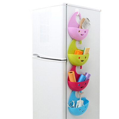 

【Jingdong Supermarket】 space room multi-purpose kitchen bathroom home finishing smile cover 4 sets of hanging basket KF114