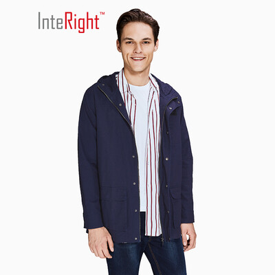 

INTERIGHT Mens Classic Washing Workwear Jacket Army Green  Code