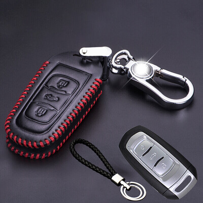 

Huashi Geely Key Case Leather Key Case Dorsett GSGL Vision X3SUVS1 Bo Yue Borui Key Case Cover Geely Refit A Black Red Line