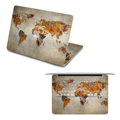 

GEEKID@Macbook Air 11 decal front sticker macbook keyboard sticker full cover Map top sticker
