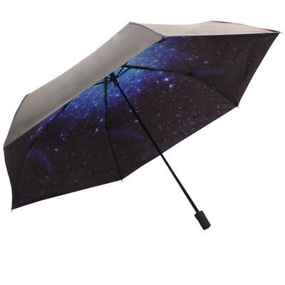 

Jingdong Supermarket] Paradise umbrella UPF50 + carbon fiber ultra-light all-shading black glue in the transfer of three fold sunny umbrella sun umbrella red 30034ELCJ