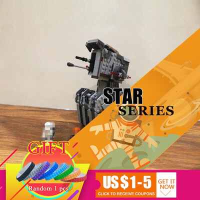 

05126 620Pcs The First order scout walker Set Star Series war Building Blocks Children Toys Gift Compatible with 75177 lepin