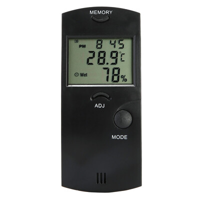 

Jingdong Supermarket] Yuhuaze (Yuhuaze) mini version of the electronic hygrometer office household small thermometer thermometer (black