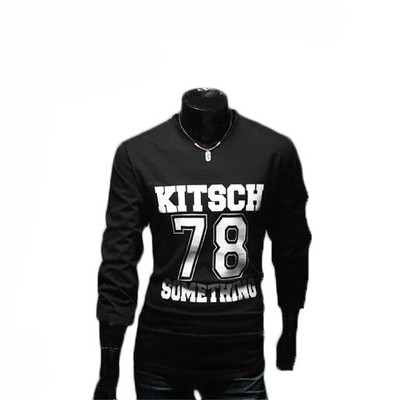 

Zogaa New Mens T-shirt Printing Active Long Sleeve