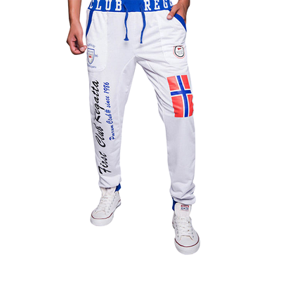 

Zogaa Autumn And Winter New Men's Active Pants Contrast Color Printing Casual
