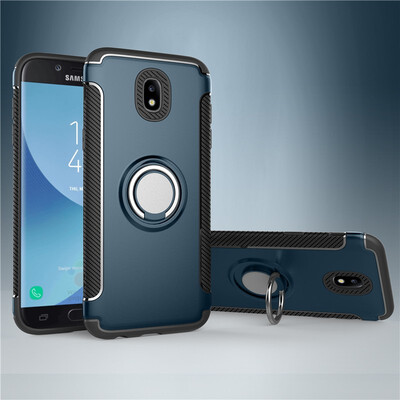 

Fecoprior Back Cover For Samsung Galaxy J3 2017 J330 Case Car Holder Stand Hard PC Silicon Ring Suction Bracket Celulars