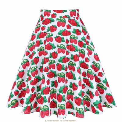 

Design Floral Skirt Women High Waist Plus Size Summer Skirts