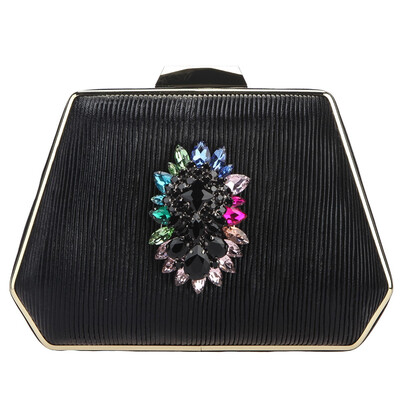 

Fawziya Multicolorl Big Flower Rhinestone Elegant Clutch Purses For Women Evening Bags
