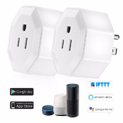 

2PCS Wireless WIFI Smart Plug US Outlet WI-FI Socket