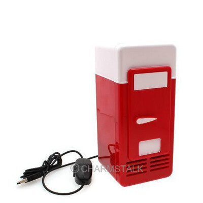 

USB Cola Drink Mini Fridge Beverage Can Cooler Warmer Refrigerator Freezer Car