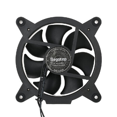 

Segotep 120mm Computer Case Cooler Cooling Fan RGB LED Lights High Airflow Low Noise
