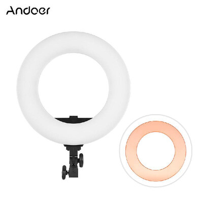 

Andoer HD14D Studio Ring Light 36W 5600K Dimmable LED Video Light Lamp Builtin 192pcs SMD LEDs Digital Photographic Lighting CRI