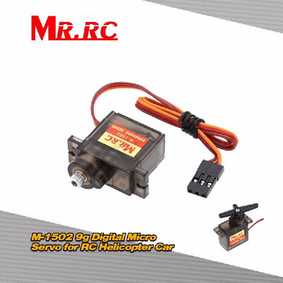 

New Vehicles & Remote Control Toy Accessories MRRC M-1502 9g Full Metal Gear Digital Micro Servo for RC 250 450 Helicopter Car 2X