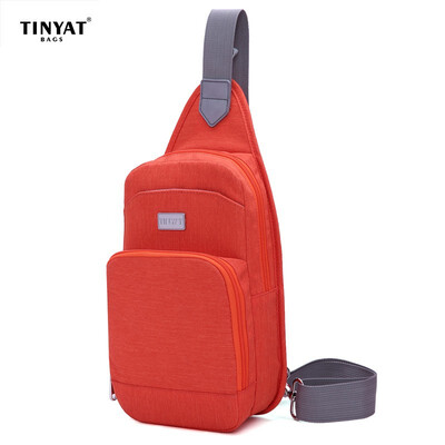 

TINYAT Sling Bag Chest Pack Casual Crossbody Travel Shoulder Bag T606