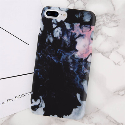 

Gold Plating Marble Case For iPhone 7 8 6 6s Plus Ultra Thin Hard PC