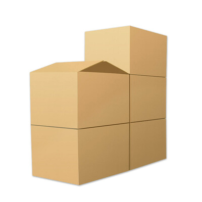 

Jiuzhou deer five-layer thick large size buckle hand moving carton 604050 5 Pack package express luggage storage consolidation packing box storage box storage box carton
