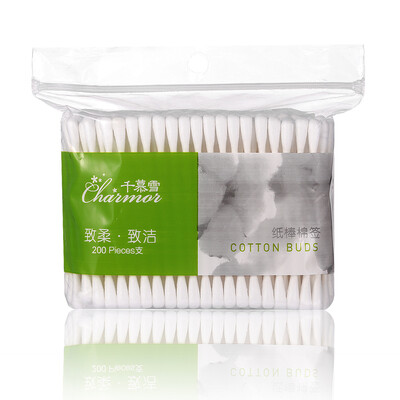

Jingdong supermarket] double gun (Suncha) cotton swab one-time health cotton swab ten screen snow paper stick oval head cotton swab 400 (200 loaded) MQ11201