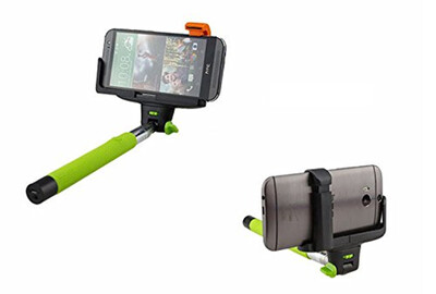 

Universal Cable Handheld Extendable Selfie Stick Monopod Clip Holder Camera Built-in Shutter Self Phone Photos Perche Selfie