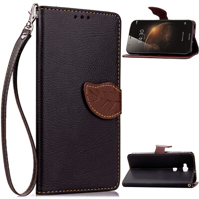 

MOONCASE [Leaves Magnetic] Flip PU Leather Wallet Card Pouch Bracket Stand Back Case Cover for Huawei Ascend G8