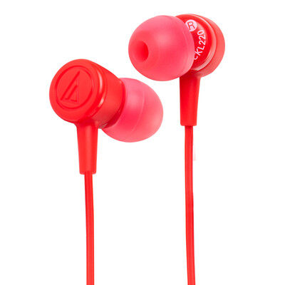 

Audio-Technica ATH-CKL220 Fashion Earphone Computer Headset Red