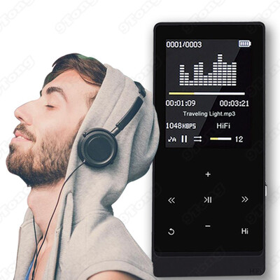 

Bluetooth MP3 Player Touch Screen HIFI 8GB Voice Recorder 2018 New 18 inch Screen Sports FM Radio eBook A7 Dual Audio Output