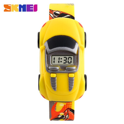 

SKMEI Kids Cartoon Creative Digital Watches Kids Fashion Car Black Outdoor Wrist Watch for Boys&Girls Student Casual Watches