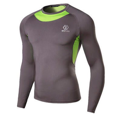 

Zogaa Men's T-shirt Close Dry Active Long Sleeve
